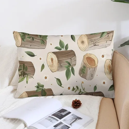 Miniatura 5 de Pillowcases Set of 2 Pillow Shams Breathable Soft Pillow Covers with Envelope Closure Birch Stump Pattern Pillowcases Standard Size 12 "x20 Cooling