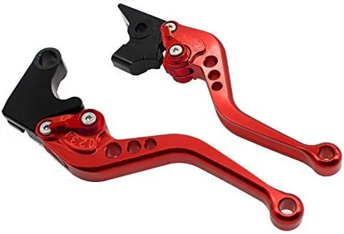 Miniatura 9 de Palancas Fxcnc de freno y embrague para carreras, Palanca verde con ajuste negro.