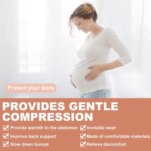 Miniatura 2 de SIYWINA Cinturón de maternidad Cinturón de apoyo para embarazo, banda de apoyo abdominal, correa de apoyo abdominal para el vientre y la espalda