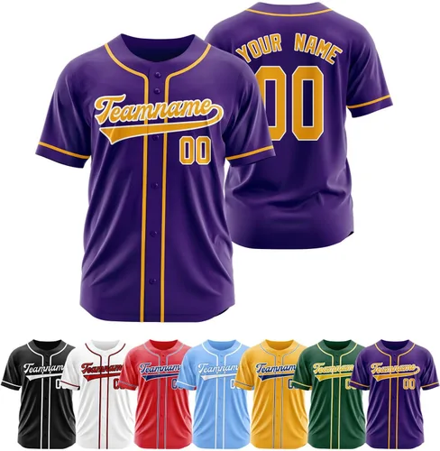Miniatura 7 de Camiseta de béisbol personalizada, camisetas de béisbol con número de nombre personalizado, camisas de béisbol uniformes personalizadas