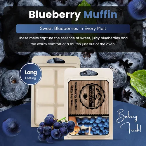 Miniatura 2 de Mountain Kettle Wax Melts, cubos calentadores de cera derretida, cubos calentadores de cera, paquete de 5 (paquete de otoño)