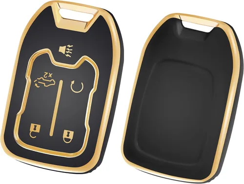 Funda para llavero de automóvil compatible con GMC, funda para llavero compatible con Chevy Suburban Silverado GMC Sierra Terrain Acadia 1500 2500HD