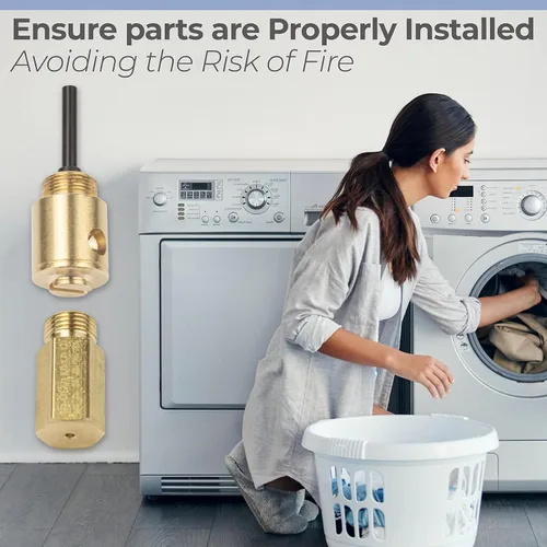 Miniatura 7 de LPKIT-3/XAA LP Kit de conversión de gas natural a propano líquido de repuesto para secadora Samsung, pieza de repuesto de latón 100% puro