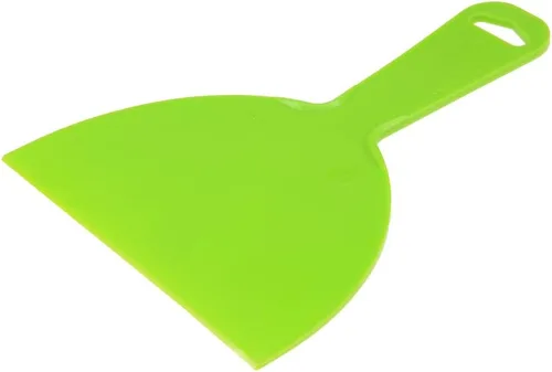 Miniatura 3 de uxcell Raspador de masilla 6 "plástico flexible masilla cuchillos desechables esparcidor para pegar paneles de yeso pintura de pared verde 3 piezas