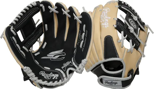 Miniatura 34 de Rawlings Guante de béisbol y sóftbol Sure Catch Modelos de T-Ball, para jóvenes y adultos recreativos Múltiples tallas y estilos