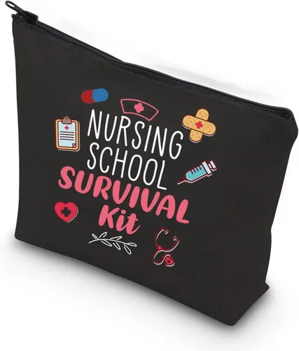 Miniatura 7 de WCGXKO Regalo de enfermera Cosméticos Regalo de Enfermería Escuela Kit de supervivencia Regalo para RN CNA LPV BSN LVP, Bolso, Bolsa de vida