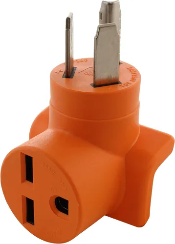 Miniatura 8 de AC WORKS Adaptador de salida de pared para secadora de 30 amperios y 3 clavijas (para bloqueo L6-30 30A 250V)