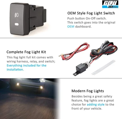 Miniatura 4 de CPW Conjunto de luces antiniebla OEM para Honda Civic 2012 2013 Coupe de 2 puertas, proyector de conducción de conductor y pasajero, repuesto