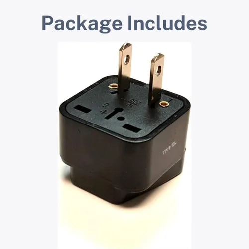Miniatura 2 de Adaptador de corriente universal internacional convertidor de punta de enchufe - Convertir Europa, EU/UK/CN/AU a Estados Unidos - Ideal