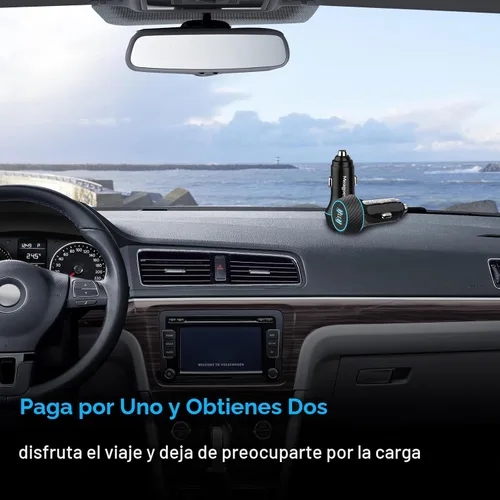 Miniatura 4 de Paquete de 2 cargadores de coche USB C de 90 W de carga súper rápida para iPhone 17 Pro Max/Air/16/15/iPad, teléfono Android Samsung, doble puerto