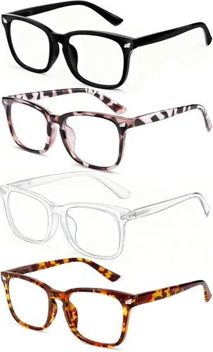 Miniatura 24 de Gafas de Bloqueo de Luz Azul para Hombres y Mujeres Gafas de Luz Azul 99% de Bloqueo Gafas para Computadora Conducción Nocturna Videojuegos
