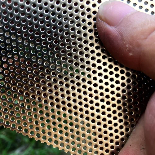 Miniatura 2 de Hojas de Metal Perforadas - Hojas Expandidas y Perforadas - Hoja de Acero Inoxidable Perforada - 20GA Agujero de 0.06 Pulgadas (aprox. 1.5mm) 11.8