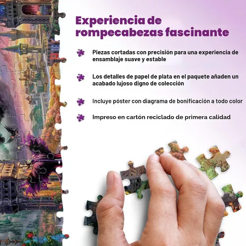 Miniatura 4 de Buffalo Games - Rompecabezas de 1000 piezas Silver Select de Thomas Kinkade Disney Maléfica para adultos - Piezas cortadas con precisión, hermosas