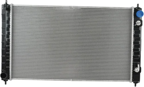 Miniatura 125 de TRQ Radiador de 1 fila de núcleo de aluminio de 26.5 pulgadas de ancho de núcleo compatible con Chevrolet Captiva Sport 2012-2015 Saturn Vue