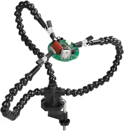 Herramienta de soldadura de tercera mano, soporte para PCB, brazos flexibles, manos que ayudan a las manos, manualidades, joyería, pasatiempos,