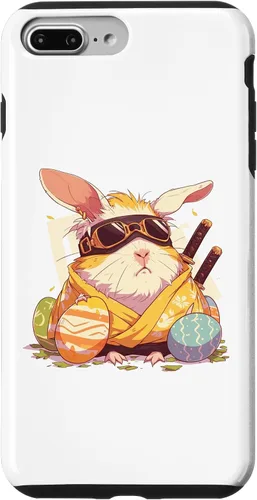 Miniatura 9 de iPhone 15 coloridos huevos de Pascua caza Ninja conejillo de indias con orejas de conejo