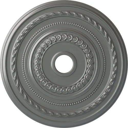 Miniatura 85 de Ekena Millwork CM25COFCS Cole Medallón de Techo, 25 3/8"OD x 3 3/8"ID x 1 3/8"P, pintado a mano Flash Cobre