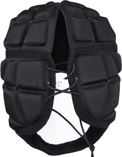 Miniatura 3 de Hobrave Casco de fútbol con bandera acolchada suave para niños y jóvenes