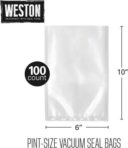 Miniatura 7 de Bolsas de sellado al vacío Weston para alimentos, de 2 capas y 3 mm de grosor, para NutriFresh, FoodSaver y otros sistemas de termosellado