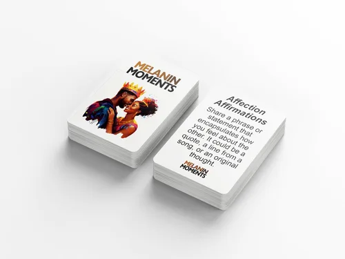 Miniatura 3 de Kinfolk Melanin Moments - Juego de cartas para parejas que invita a la reflexión y ayuda a profundizar la comunicación y la conexión emocional