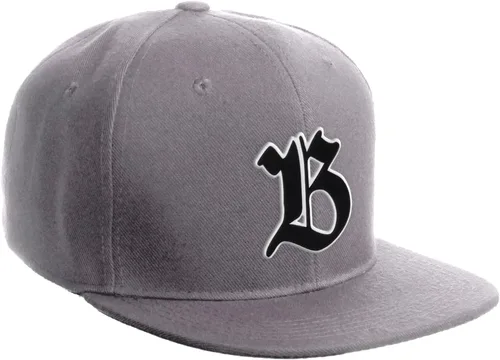 Miniatura 950 de Daxton Gorra clásica con visera de billete plano con letras del alfabeto inglés antiguo de la A a la Z