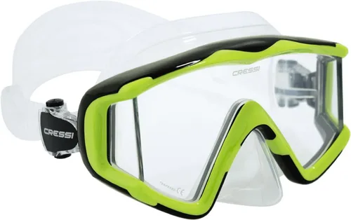 Miniatura 12 de Cressi Máscara grande de visión amplia para buceo y esnórquel, falda de silicona suave para un excelente sellado - Pano 3: diseñado en Italia