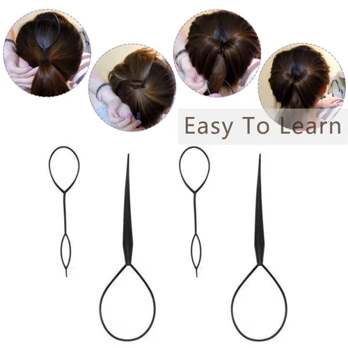 Miniatura 6 de Juego de 27 piezas de peinado, herramientas de diseño de cabello, accesorios para el cabello, kit de herramientas de modelado de cabello