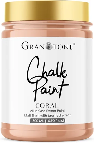 Miniatura 51 de GRANOTONE Pintura a la tiza para muebles Pintura acrílica a base de agua con acabado mate para madera, paredes, metal, vidrio, papel, lienzo