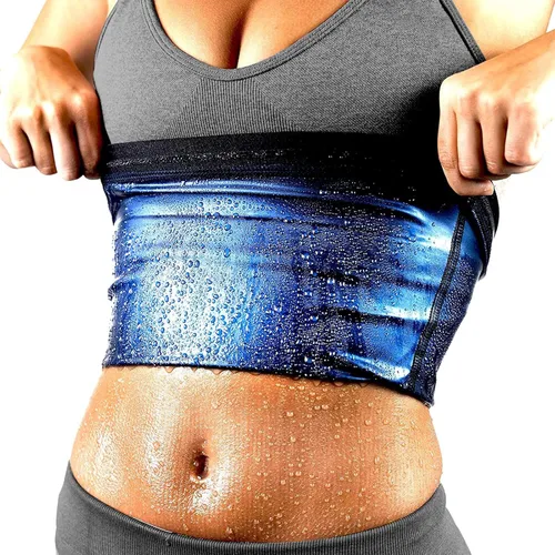 Cinturón de Entrenamiento y Adelgazamiento con Banda de Sudoración para Mujeres, Cinturón Sauna para Pérdida de Grasa del Vientre Inferior, Adecuado