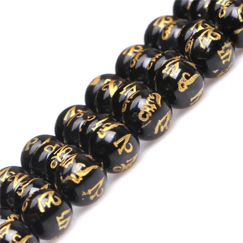 Cuentas sueltas, gemas de ágata redondas facetadas naturales para realizar joyería a mano en grandes cantidades, bricolaje. Una tira: 15 pulgadas,