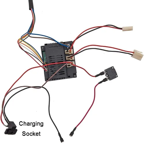 Miniatura 3 de Kit de cables y interruptores modificados para niños de 12 voltios, con control remoto Bluetooth de 2.4 G y receptor, para niños, accesorios