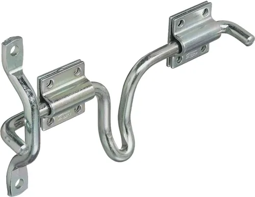Miniatura 8 de National Hardware N160-747 V1135 - Pestillo de puerta de perno deslizante para puertas de metal para valla al aire libre con acabado chapado