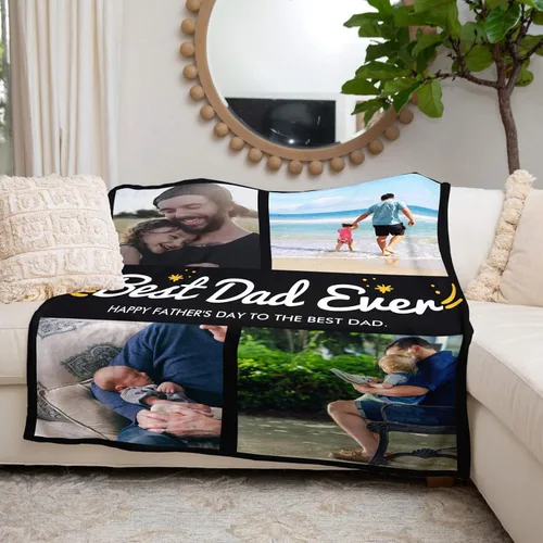 Miniatura 2 de Regalos personalizados para el día del padre, cobijas personalizadas con fotos, cobija personalizada con foto, cobijas con fotos personalizadas