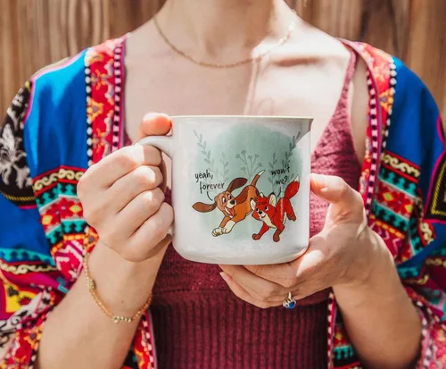 Miniatura 5 de Disney Fox and the Hound Friends Forever - Taza de café de viaje sin BPA para café expreso, cafeína, cacao, esencial para el hogar y la cocina