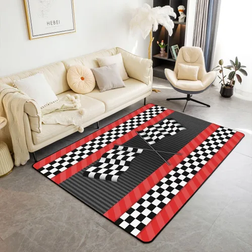 Miniatura 33 de Erosebridal Alfombra de área con tema Groovy de los 70 para sala de estar y dormitorio, alfombra retro con símbolo de paz antideslizante, alfombra