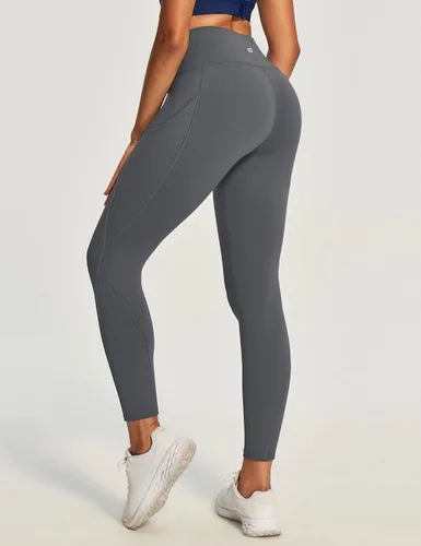 Miniatura 60 de Ewedoos - Leggings con forro de vellón y bolsillos para mujer, leggings térmicos de invierno para mujeres, pantalones de yoga y entrenamiento