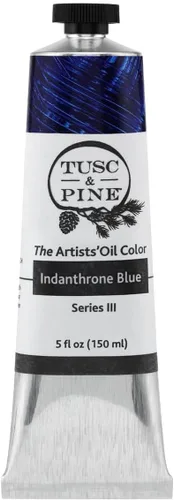Miniatura 202 de Tusc & Pine Pintura al óleo Artist – Alizarin Crimson, 1.4 fl oz, sin amarilleo, consistencia rica y cremosa, carga máxima de pigmento, pinturas al