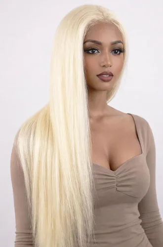 Peluca de cabello humano lacio 613 con encaje frontal de 22 pulgadas, peluca rubia con encaje frontal HD de 13 x 4, cabello Remy brasileño