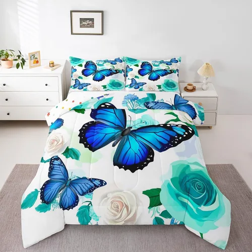 Miniatura 14 de Erosebridal Juego de edredón de béisbol para niños, ropa de cama vintage con bandera americana, tamaño Queen para adultos, niñas, niños