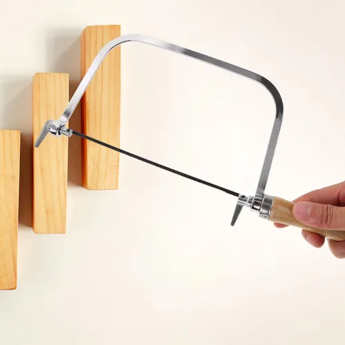 Miniatura 5 de DOITOOL Sierra de afrontamiento de 12 pulgadas para carpintería con mango ergonómico de madera dura y cuchillas de repuesto, sierra de mano