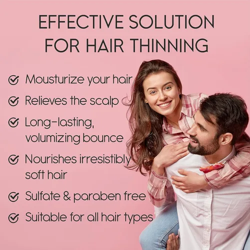 Miniatura 5 de Conjunto de Champú y Acondicionador Voluminizante de Biotina para Cabello Fino y Crecimiento - Tratamiento Anti Pérdida de Cabello Definitivo