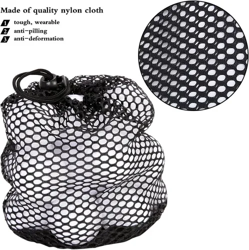Miniatura 8 de V GEBY Bolsa de malla de nailon para pelotas de golf, gimnasio, ducha, juguetes de lavado, buceo