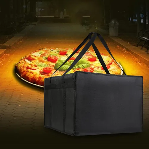 Miniatura 9 de musbus Bolsa para Pizza de Entrega Bolsa para Llevar Pizza Bolsas Aisladas Grandes para Entregas, 50,8x50,8 cm Bolsa para Alimentos de 20 Pulg