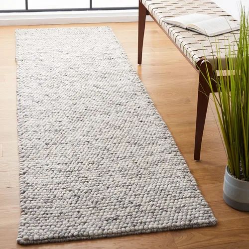 Miniatura 15 de SAFAVIEH Natura Collection - Alfombra decorativa, 2 x 3 pies, color beige, mezcla de lana hecha a mano, diseño texturizado, ideal para pasillo