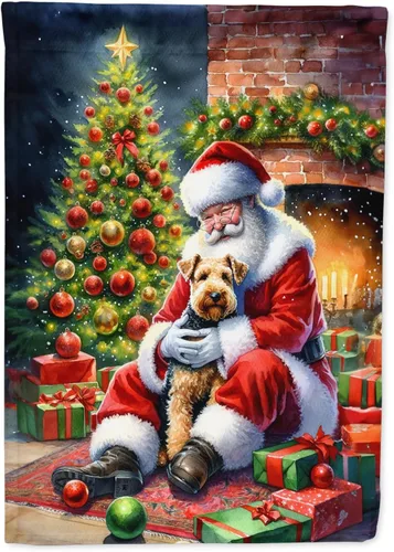 Miniatura 42 de Caroline's Treasures DAC4159CHF - Bandera de casa de Husky siberiano y Papá Noel para porche, grande, para colgar en la pared, poliéster