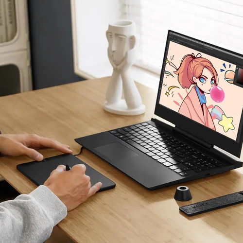 Miniatura 6 de VEIKK VK640 - Tableta gráfica gráfica digital de 6 x 4 pulgadas con 6 teclas de acceso rápido y soporte de inclinación 8192 bolígrafo sin batería