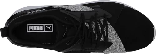 Miniatura 5 de Puma Tenis Muse X-2 para mujer color negro plateado talla 6 M de EE UU Negro