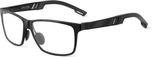 Miniatura 8 de JM Al-Mg - Lentes de metal con bloqueo de luz azul para hombres y mujeres, antiluz azul, para computadora, alivian la fatiga ocular y la protección