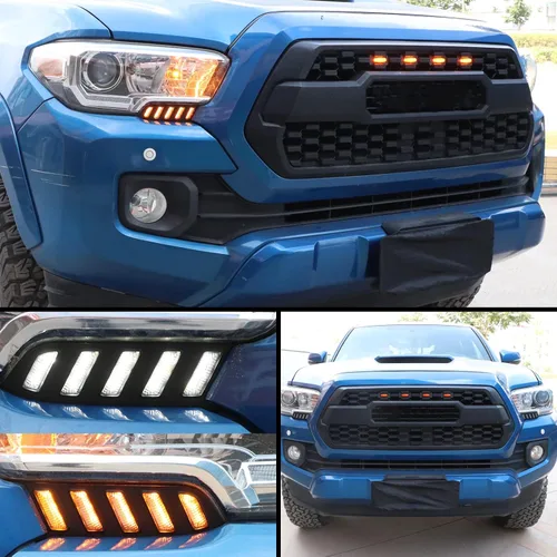 Miniatura 4 de Switchback - Lámpara LED antiniebla frontal color blanco y ámbar, luz intermitente LED intermitente para 2012-2015 compatible con accesorios Toyota