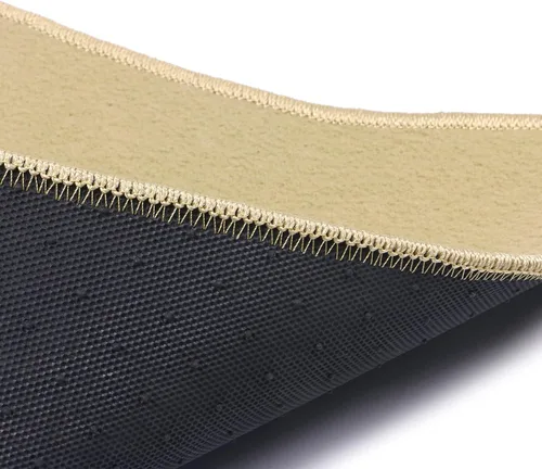 Miniatura 8 de IKON MOTORSPORTS, Alfombrillas de Piso Compatibles con BMW Serie 3 E46, 1998-2006 Ajuste de Fábrica Beige de Nylon Delanteras y Traseras